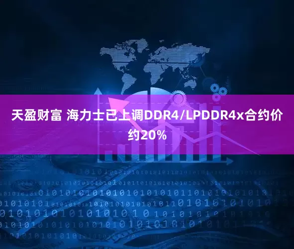 天盈财富 海力士已上调DDR4/LPDDR4x合约价约20%